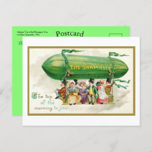 Funny St Patricks Day Irish Top of the Morning Postcard