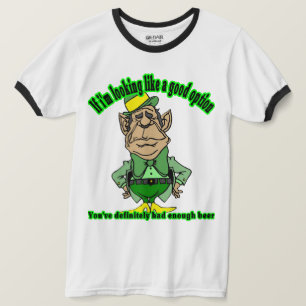 Funny St. Patrick's Day Leprechaun Options T-Shirt