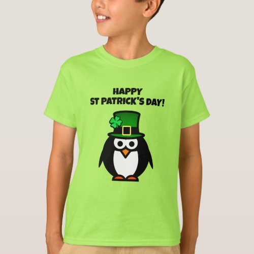 Funny St Patricks Day leprechaun T Shirt for kids