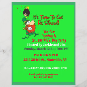 Funny St. Patrick's Day Party Flyer