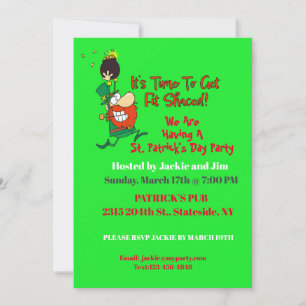 Funny St. Patrick's Day Party Invitation