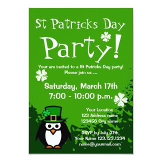 Funny St Patrick's Day Party Invitation 6