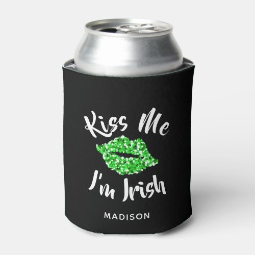 Funny St Patricks Day Party Irish Personalized Can Cooler
