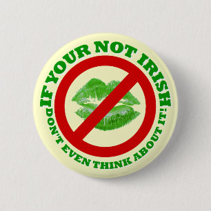 Funny  St Patrick's day Pinback Button