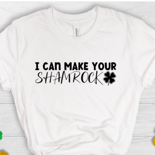 Funny St Patricks day shamrock clover Irish lucky T_Shirt