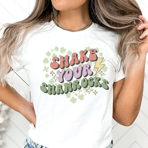 Funny St Patricks Day Shirt Shake Your Shamrock T_Shirt