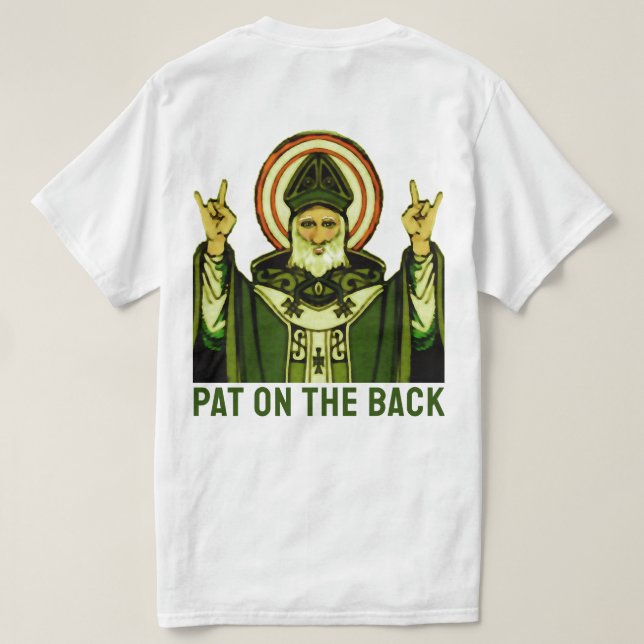 Funny St Patrick's Day T-Shirt (Design Back)