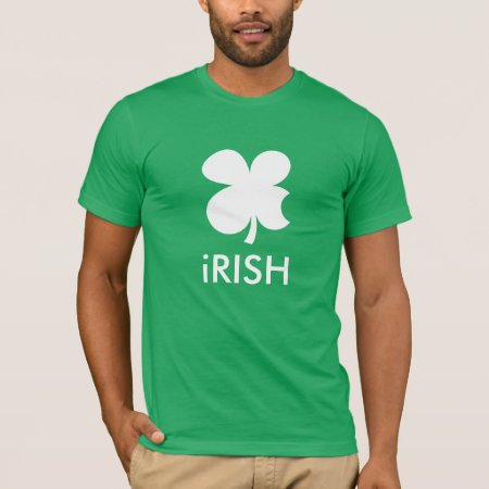 Funny St Patrick's Day T-shirt | Apple Logo Parody