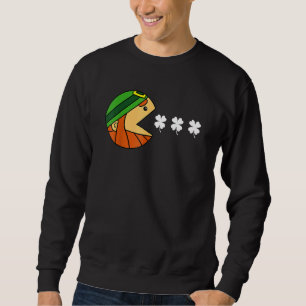 Funny St Patricks Day Video Gamer Humor Joke Boys  Sweatshirt