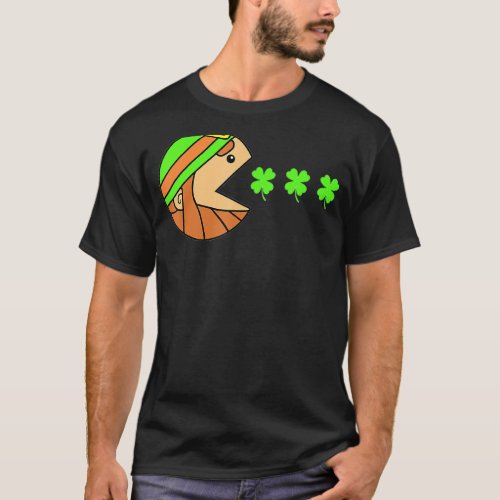 Funny St Patricks Day Video Games Humor Joke Boys  T_Shirt