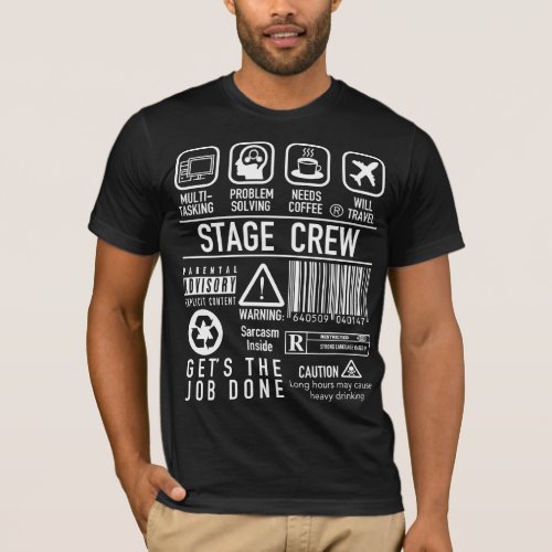 Funny Stage Crew _ Backstage Tech Week Theater T_Shirt