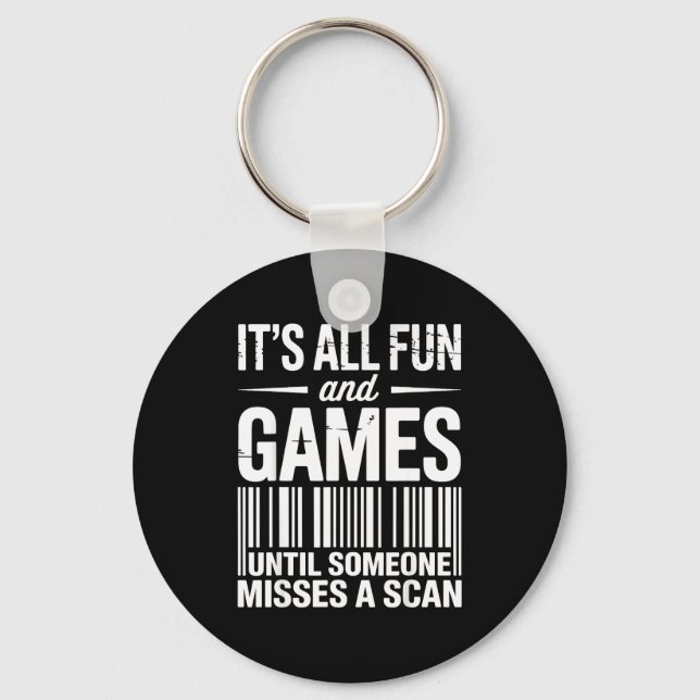 Funny Stal Worker Art For Men Women Mail Man Mail  Keychain (Front)