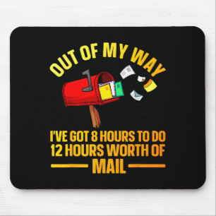 Funny Stal Worker Art For Men Women Mail Man Mail  Mouse Pad