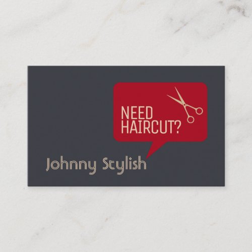 Funny stand out style business card