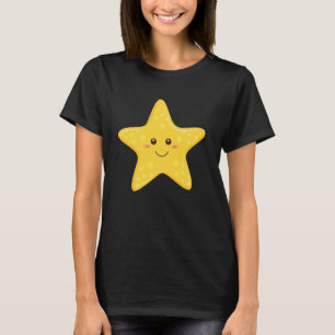 Funny Starfish Happy Star for Children Toddlers T-Shirt