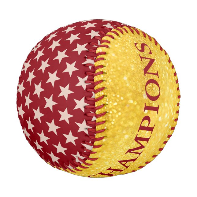 Funny Stars Pattern transparent + your back & idea Baseball (Angled)
