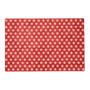 Funny Stars Pattern transparent + your background Placemat