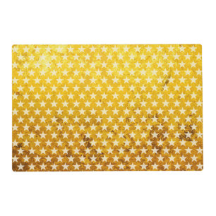 Funny Stars Pattern transparent + your background Placemat