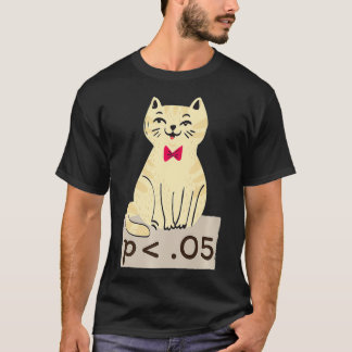 Funny Statistics Researcher - low p-value premium T-Shirt