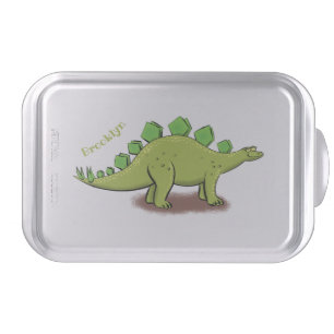 Funny stegosaurus dinosaur cartoon cake pan