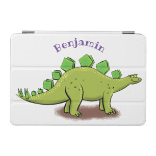 Funny stegosaurus dinosaur cartoon iPad mini cover