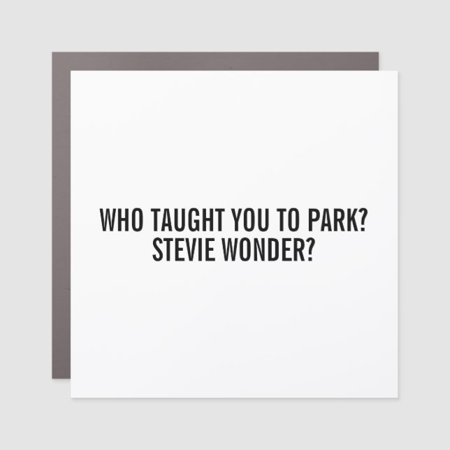 Funny Stevie Passive Aggressive Parking Ticket  Car Magnet (Front)