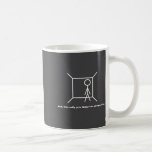 Funny Stick Figure Pun Novelty Sarcastic Cool Dad Coffee Mug