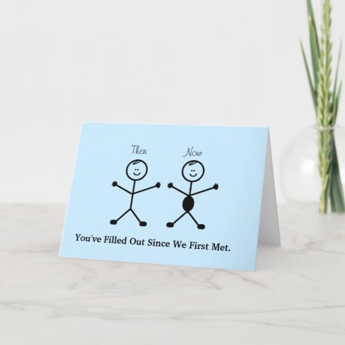 Funny Stick Man Valentines Day Card