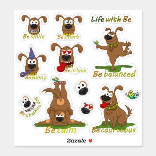 Funny stickers for a good mood