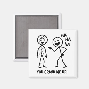 Funny Stickman Magnet