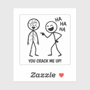 Funny Stickman Sticker