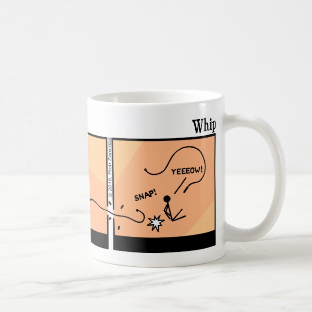 Funny Stickman Whip Mug (Right)