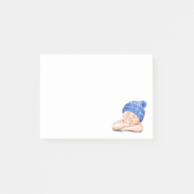 Funny Sticky Notes with Happy Baby  (Front)