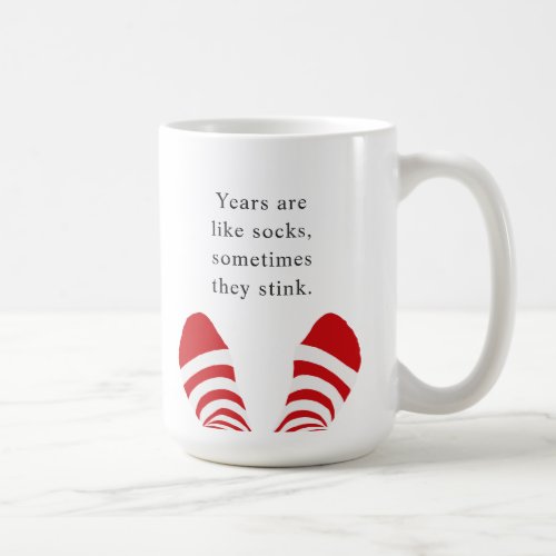 Funny Stinky New Year Red Coffee Mug