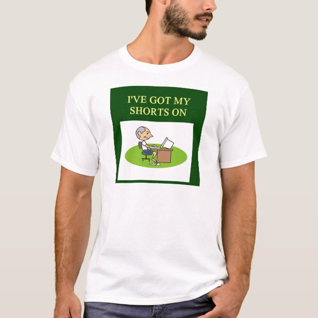 funny stock market joke T-Shirt (Front)
