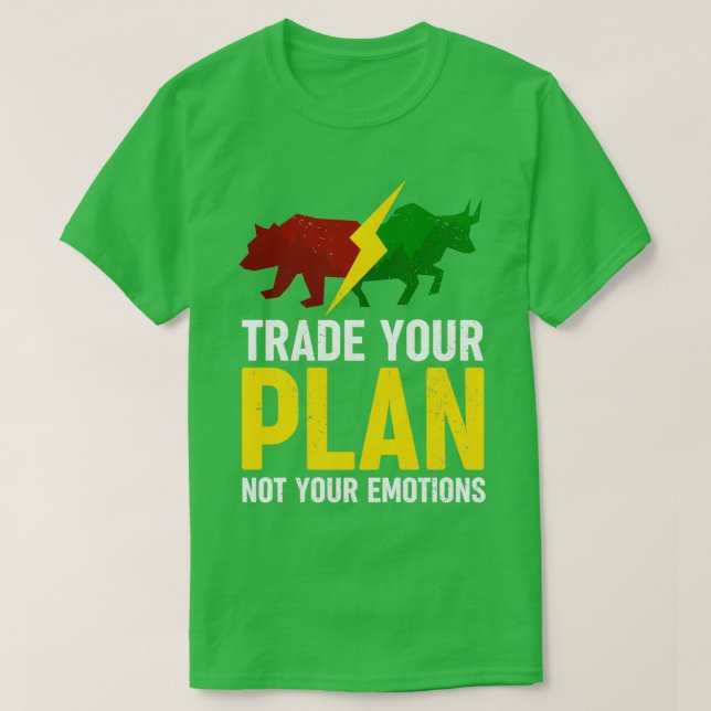 Funny Stock Trader Design 7 T-Shirt (Design Front)