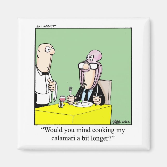 Funny Stocking Stuffer Foodie Humor Magnet (Front)