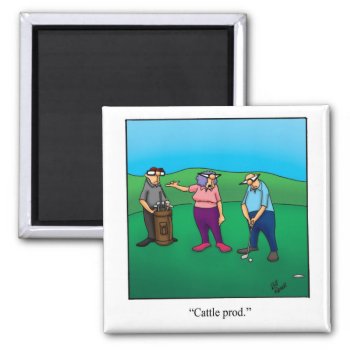 Funny Stocking Stuffer Golf Humor Magnet by Spectickles at Zazzle