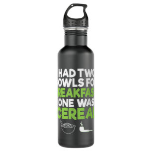 Funny Stoner Tshirt Gag Gift for Weed Lover Smokin Stainless Steel Water Bottle