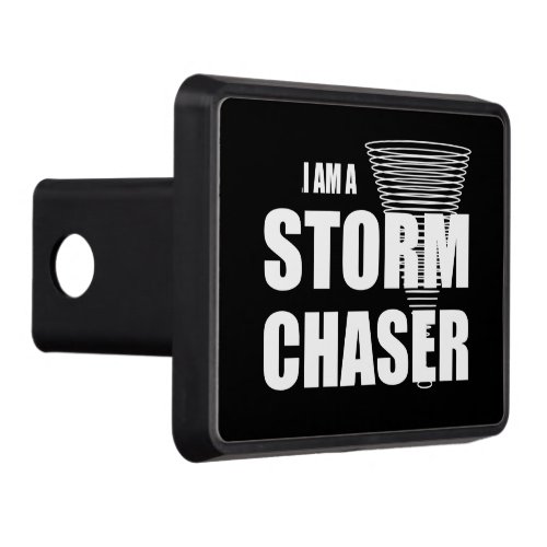Funny Storm Chaser Black Hitch Cover