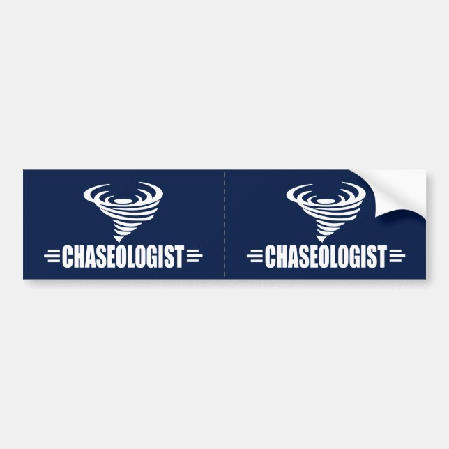 Funny Storm Chaser Bumper Sticker (Front)