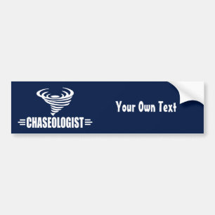 Funny Storm Chaser Tornado Twister Bumper Sticker