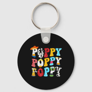 Funny Story Poppy Toy Boy Story Dad Fathers Day Te Keychain