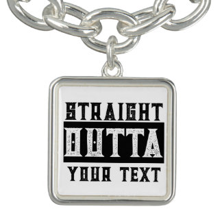 Funny 'Straight Outta Your Text' Bracelet