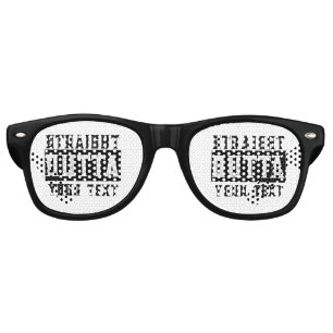 Funny 'Straight Outta Your Text' Retro Sunglasses