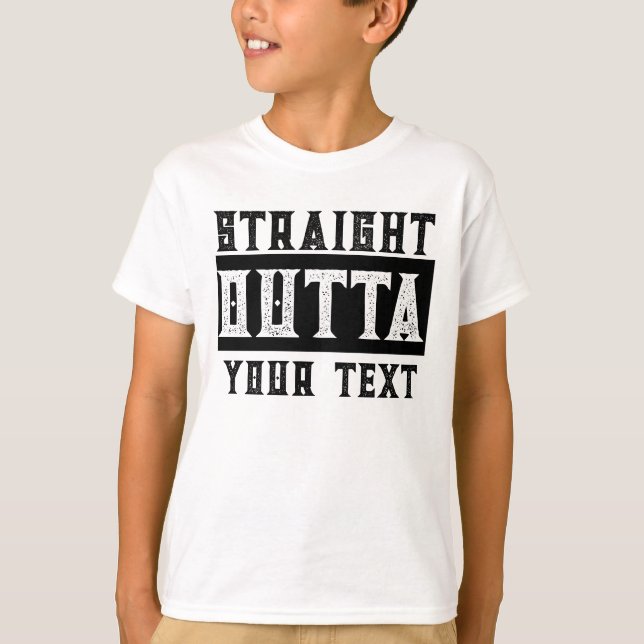 Funny 'Straight Outta Your Text' T-Shirt (Front)