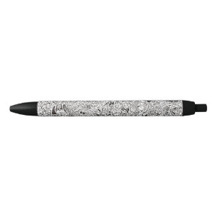 Funny Strange Weird Cartoon Faces Drawing Pen