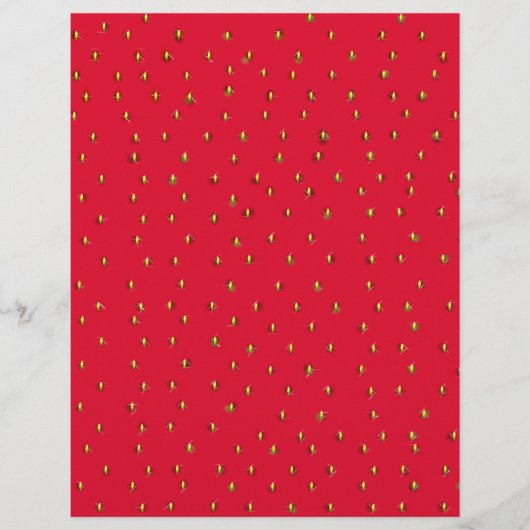Funny strawberry background red (Front)