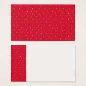 Funny strawberry background red (Front & Back)