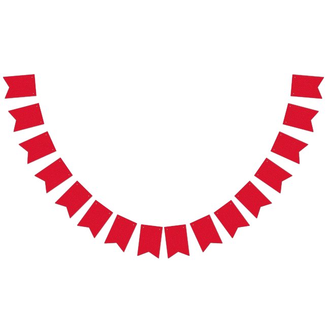 Funny strawberry background red bunting flags